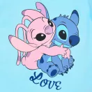 Disney Lilo és Stitch, A csillagkutya Love gyerek rövid póló, felső 8 év / 128 cm