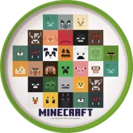 Minecraft Crafters csúszásmentes micro lapostányér