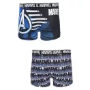 Bosszúállók Captain America Blue férfi boxeralsó 2 darab/csomag S