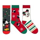Disney Mickey Santa Hat Karácsonyi férfi Zokni 36/40