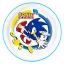 Sonic a sündisznó Rings csúszásmentes micro lapostányér