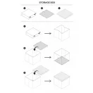 Disney Mickey Cheerful játéktároló 30×30×30 cm