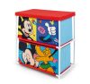 Disney Mickey, Pluto játéktároló állvány 3 rekeszes 53x30x60 cm