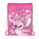 Disney Lilo és Stitch, A csillagkutya Pink Angel sporttáska, tornazsák 44 cm