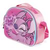 Disney Lilo és Stitch, A csillagkutya Pink Angel 3D thermo uzsonnás táska 26 cm