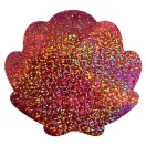 Kagyló hologrammos Adornment habszivacs forma 12 db-os