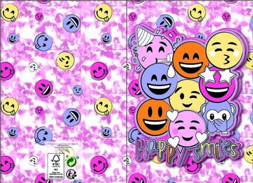 Emoji Smiles 3D pop-up üdvözlőkártya + boríték