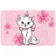 Disney Marie Pink Flower tányéralátét 43x28 cm