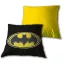 Batman Symbol párna, díszpárna levehető huzattal 35x35 cm Velúr
