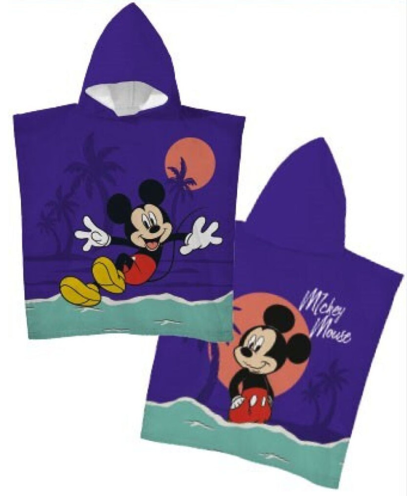 Disney Mickey Sea strand törölköző poncsó 55x110 cm (Fast Dry) - Javol