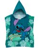 Disney Lilo és Stitch, A csillagkutya Surf strand törölköző poncsó 60x120 cm