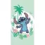 Disney Lilo és Stitch, A csillagkutya Green fürdőlepedő, strand törölköző 70x140cm