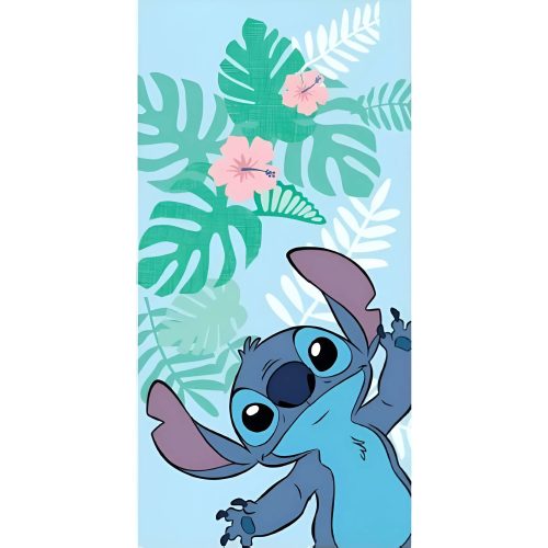 Disney Lilo és Stitch, A csillagkutya fürdőlepedő, strand törölköző 70x140cm (Fast Dry)