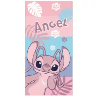   Disney Lilo és Stitch, A csillagkutya Pink fürdőlepedő, strand törölköző 70x140cm (Fast Dry)