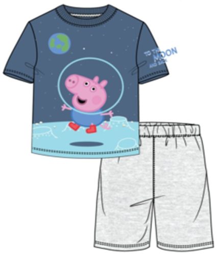 Peppa malac gyerek rövid pizsama 98-116 cm