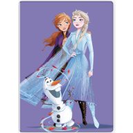 Disney Jégvarázs Purple polár takaró 100x140cm