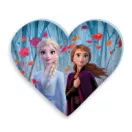 Disney Jégvarázs Leaf formapárna, díszpárna 35x30 cm Velúr