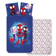   Pókember City Adventures gyerek, ovis ágyneműhuzat 100×135 cm, 40×60 cm