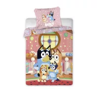   Bluey At Home gyerek, ovis ágyneműhuzat 100×135cm, 40×60 cm