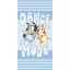 Bluey Dance Mode fürdőlepedő, strand törölköző 70x140cm