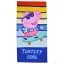 Peppa malac Turtley Cool fürdőlepedő, strand törölköző 70x140cm