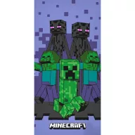   Minecraft Purple Attack fürdőlepedő, strand törölköző 70x140cm