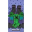 Minecraft Purple Attack fürdőlepedő, strand törölköző 70x140cm