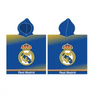 Real Madrid Blue strand törölköző poncsó 55x110 cm