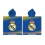 Real Madrid Blue strand törölköző poncsó 55x110 cm