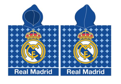 Real Madrid Los Blancos strand törölköző poncsó 55x110 cm (Fast Dry)