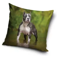 Kutyás Amstaff párnahuzat 40x40 cm