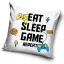 Gamer Repeat White párnahuzat 40x40 cm