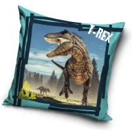 Dinoszaurusz T-Rex párnahuzat 40x40 cm