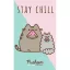 Pusheen Stay Chill kéztörlő, arctörlő, törölköző 30x50 cm