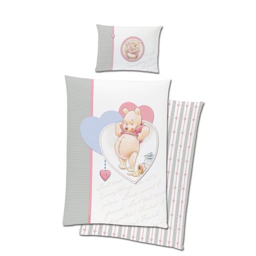 Disney Micimackó Vintage gyerek, ovis ágyneműhuzat 100×135 cm, 40×60 cm