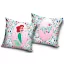 Disney Hercegnők Ariel Flower párnahuzat 40x40 cm Velúr
