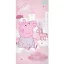 Peppa malac Dreamland fürdőlepedő, strand törölköző 70x140cm