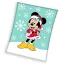Disney Minnie Snow Karácsonyi coral fleece polár takaró 130x160cm