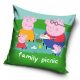 Peppa malac Picnic párnahuzat 40x40 cm Velúr