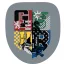Harry Potter Grey Crest formapárna, díszpárna 32x35 cm
