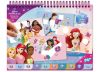 Disney Hercegnők Story puzzle matrica és színező szett