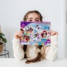 Disney Hercegnők Story puzzle matrica és színező szett