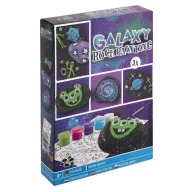 Színes Galaxy kavicsfestő készlet matricával