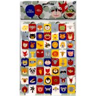 Állatos Jungle matrica szett 112 db-os