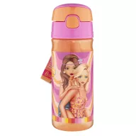   Csajos Besties műanyag szívószálas kulacs akasztóval 450 ml