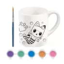 Gabi babaháza Cats festhető porcelán bögre 235 ml Díszdobozban