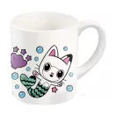 Gabi babaháza Cats festhető porcelán bögre 235 ml Díszdobozban