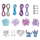 Disney Lilo és Stitch, A csillagkutya Purple charm karkötő készítő szett