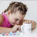 Disney Lilo és Stitch, A csillagkutya Alien festhető porcelán bögre 235 ml Díszdobozban