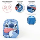 Disney Lilo és Stitch, A csillagkutya Tongue 3D hátizsák, táska 31 cm